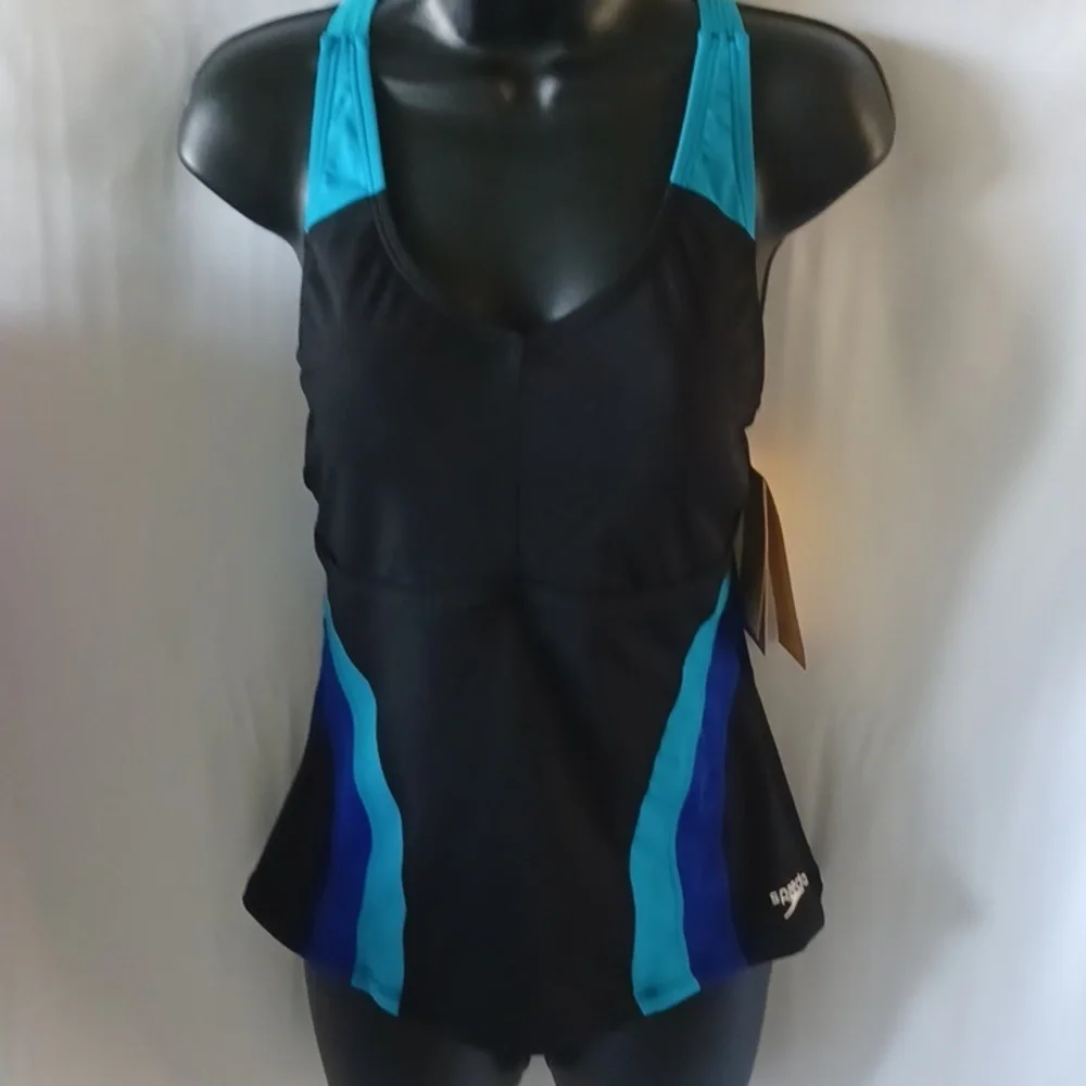Speedo Fitness Swim Tankini Top Size 8